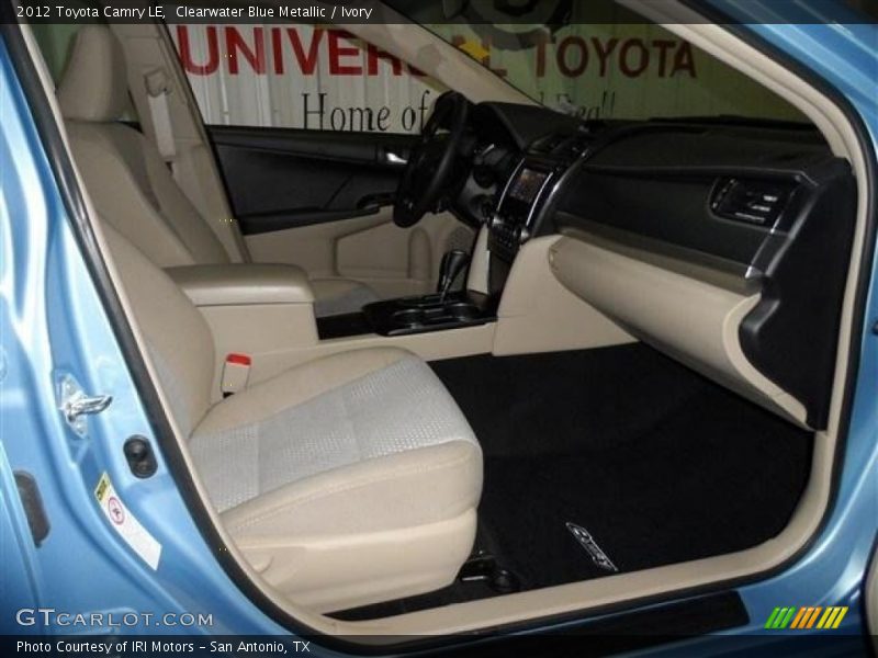 Clearwater Blue Metallic / Ivory 2012 Toyota Camry LE