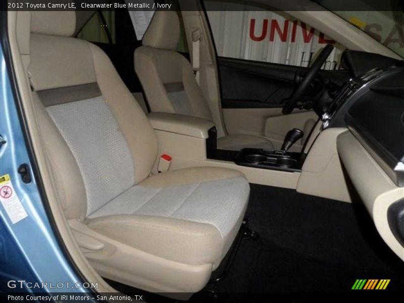 Clearwater Blue Metallic / Ivory 2012 Toyota Camry LE