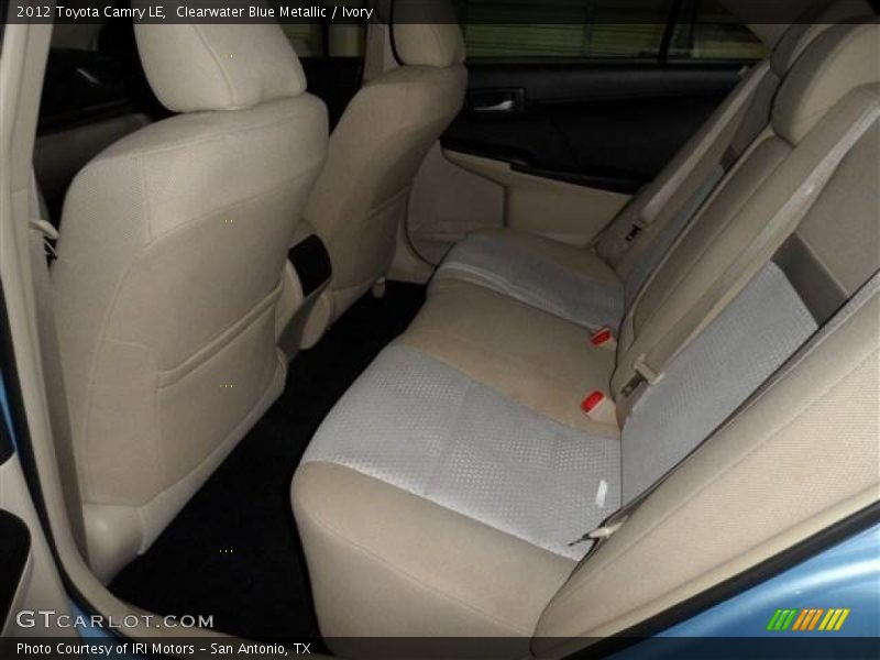 Clearwater Blue Metallic / Ivory 2012 Toyota Camry LE