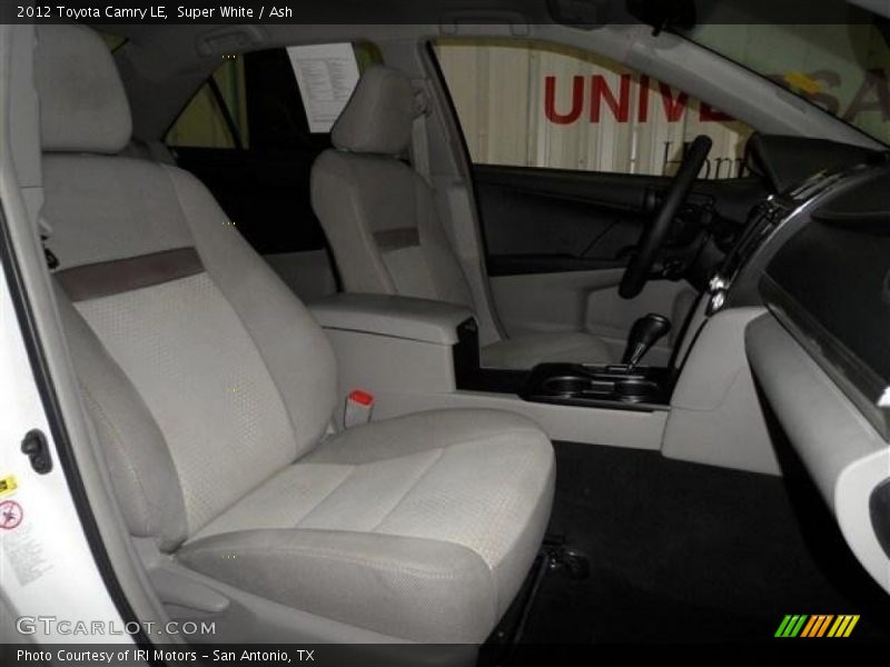 Super White / Ash 2012 Toyota Camry LE