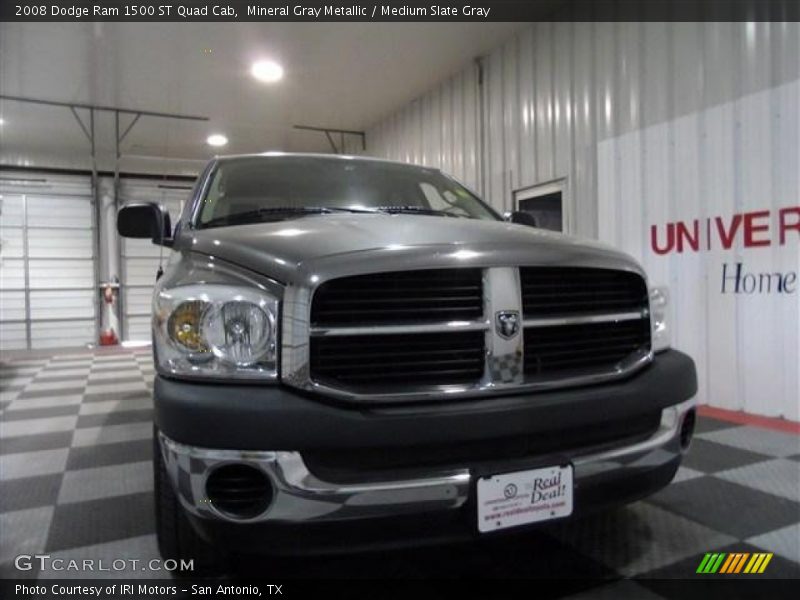 Mineral Gray Metallic / Medium Slate Gray 2008 Dodge Ram 1500 ST Quad Cab