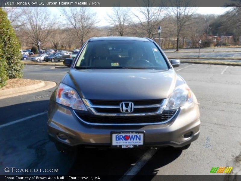 Urban Titanium Metallic / Ivory 2010 Honda CR-V EX