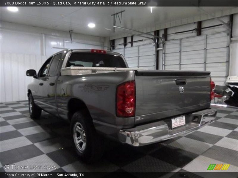 Mineral Gray Metallic / Medium Slate Gray 2008 Dodge Ram 1500 ST Quad Cab