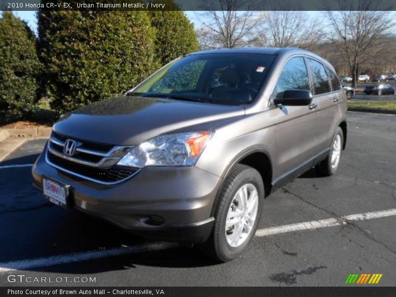 Urban Titanium Metallic / Ivory 2010 Honda CR-V EX