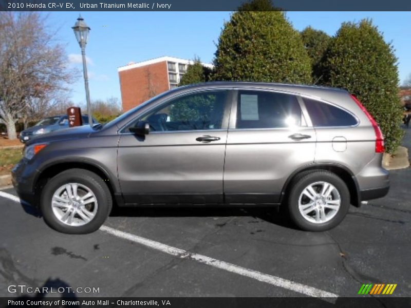 Urban Titanium Metallic / Ivory 2010 Honda CR-V EX