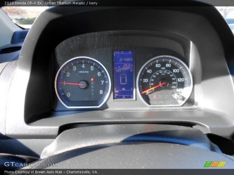 Urban Titanium Metallic / Ivory 2010 Honda CR-V EX