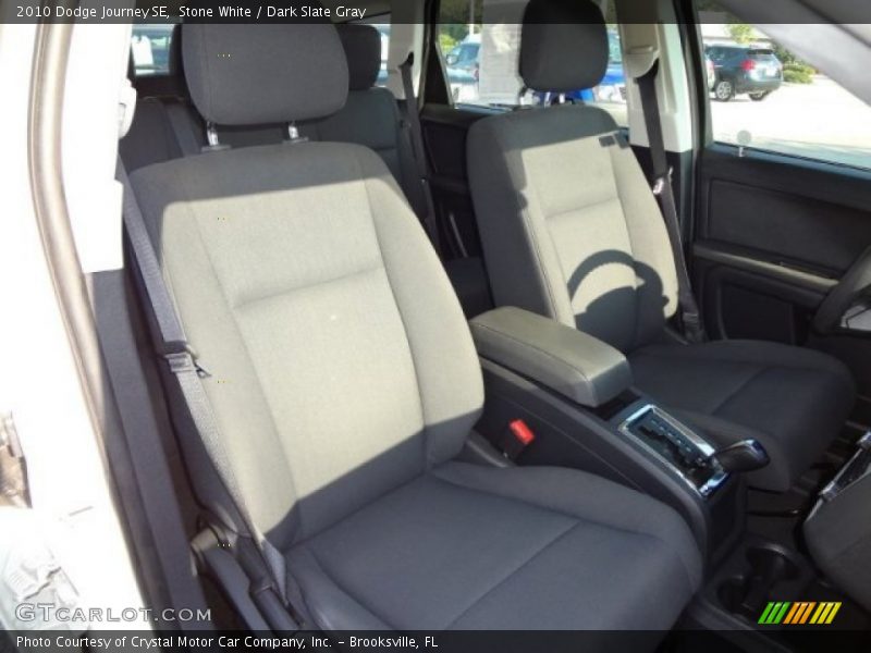 Stone White / Dark Slate Gray 2010 Dodge Journey SE