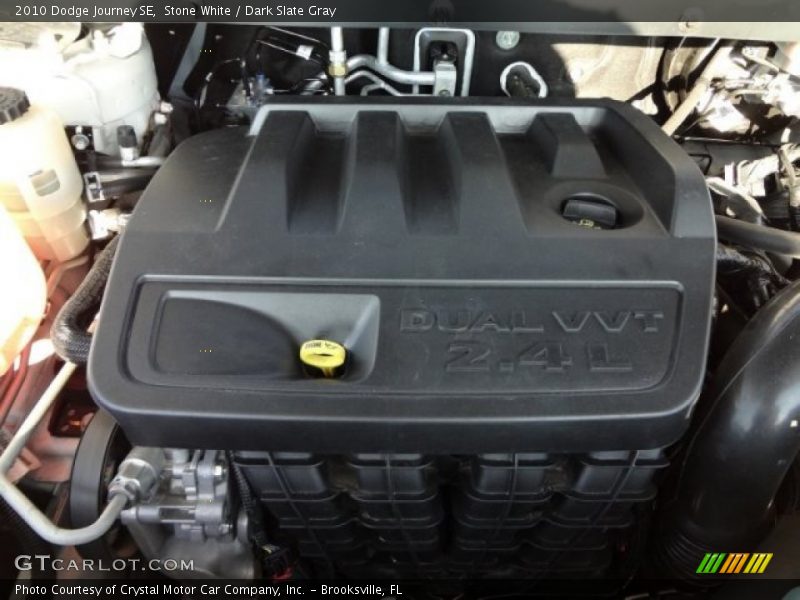 Stone White / Dark Slate Gray 2010 Dodge Journey SE