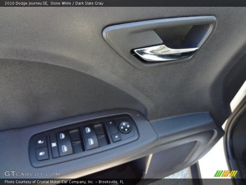 Stone White / Dark Slate Gray 2010 Dodge Journey SE