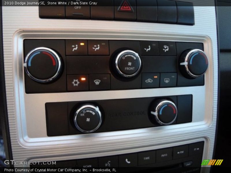 Stone White / Dark Slate Gray 2010 Dodge Journey SE