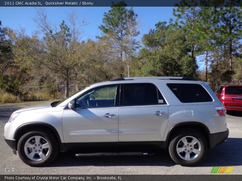 Quicksilver Metallic / Ebony 2011 GMC Acadia SL
