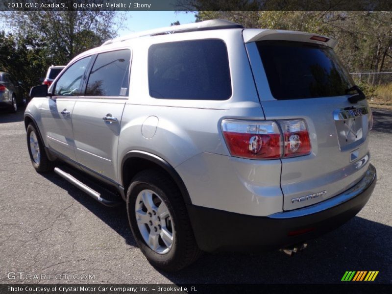 Quicksilver Metallic / Ebony 2011 GMC Acadia SL