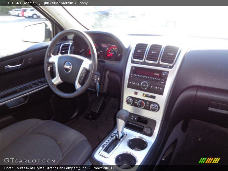 Quicksilver Metallic / Ebony 2011 GMC Acadia SL