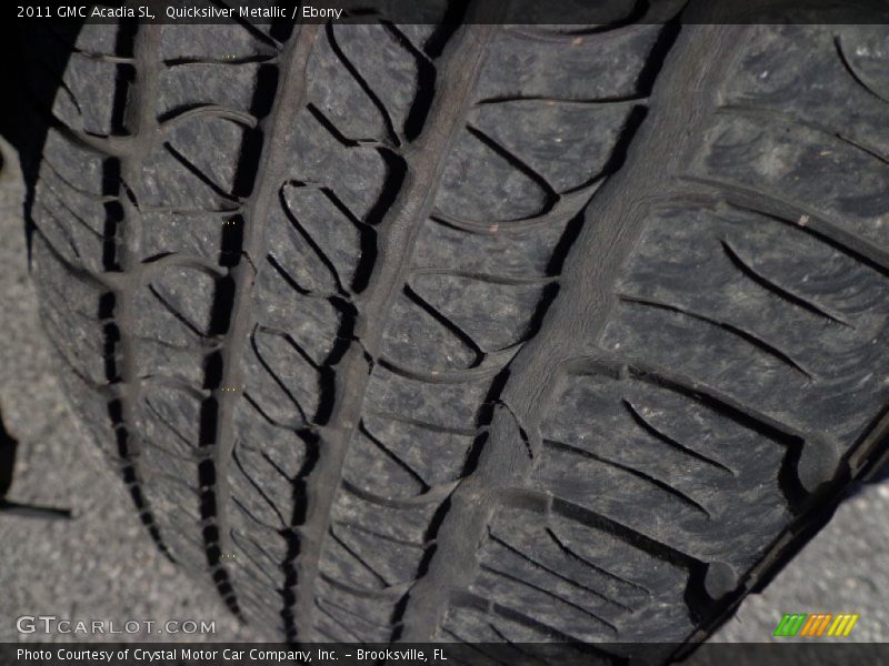 Quicksilver Metallic / Ebony 2011 GMC Acadia SL