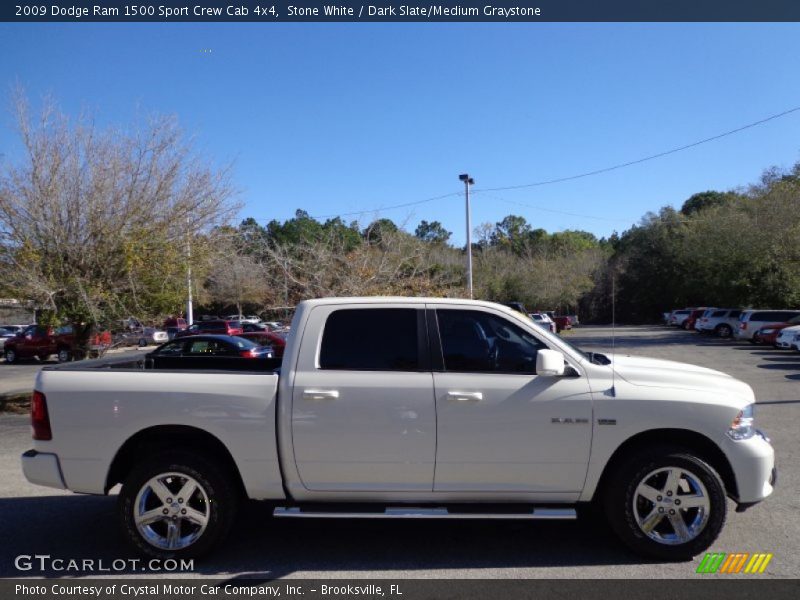 Stone White / Dark Slate/Medium Graystone 2009 Dodge Ram 1500 Sport Crew Cab 4x4