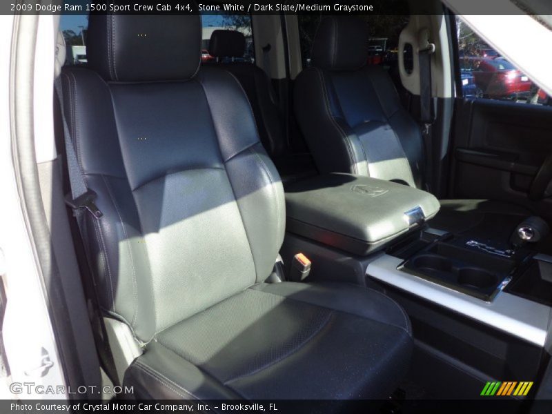 Stone White / Dark Slate/Medium Graystone 2009 Dodge Ram 1500 Sport Crew Cab 4x4