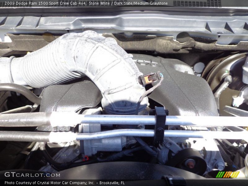 Stone White / Dark Slate/Medium Graystone 2009 Dodge Ram 1500 Sport Crew Cab 4x4