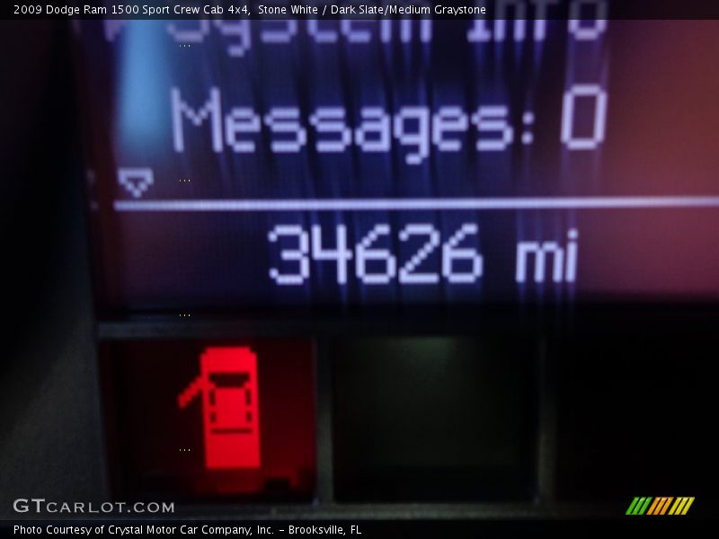Stone White / Dark Slate/Medium Graystone 2009 Dodge Ram 1500 Sport Crew Cab 4x4