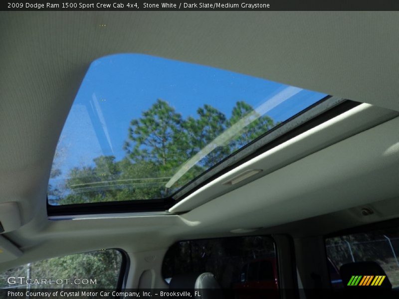 Stone White / Dark Slate/Medium Graystone 2009 Dodge Ram 1500 Sport Crew Cab 4x4