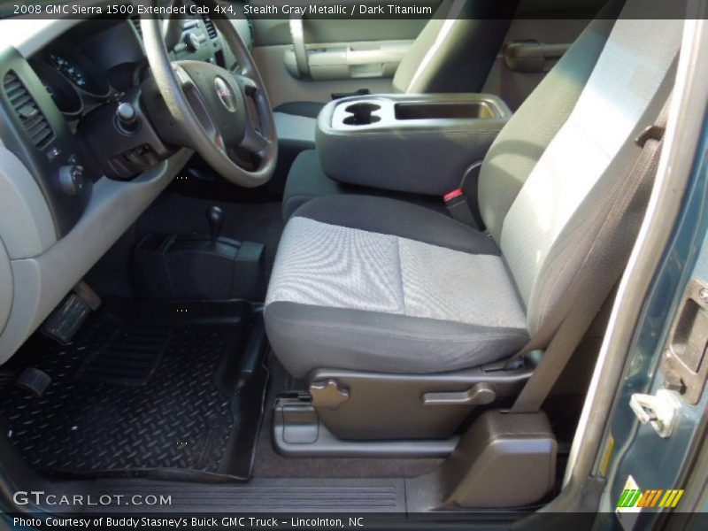 Stealth Gray Metallic / Dark Titanium 2008 GMC Sierra 1500 Extended Cab 4x4