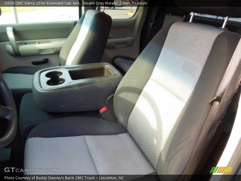 Stealth Gray Metallic / Dark Titanium 2008 GMC Sierra 1500 Extended Cab 4x4