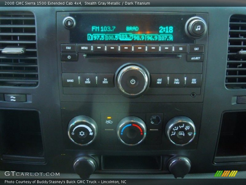 Stealth Gray Metallic / Dark Titanium 2008 GMC Sierra 1500 Extended Cab 4x4