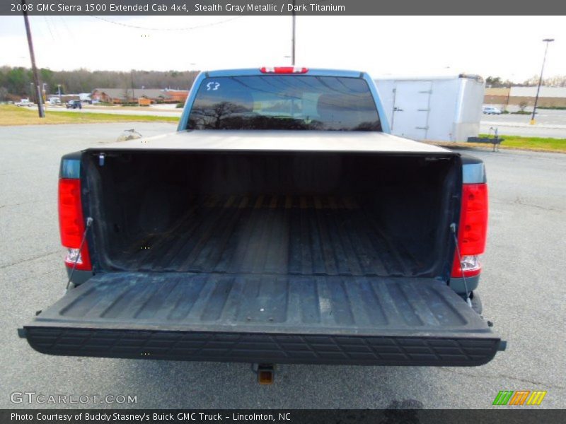 Stealth Gray Metallic / Dark Titanium 2008 GMC Sierra 1500 Extended Cab 4x4