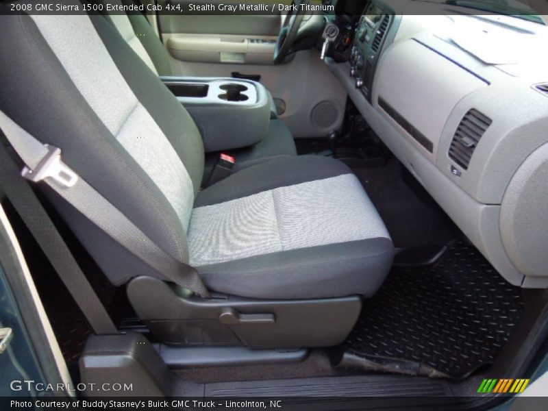 Stealth Gray Metallic / Dark Titanium 2008 GMC Sierra 1500 Extended Cab 4x4