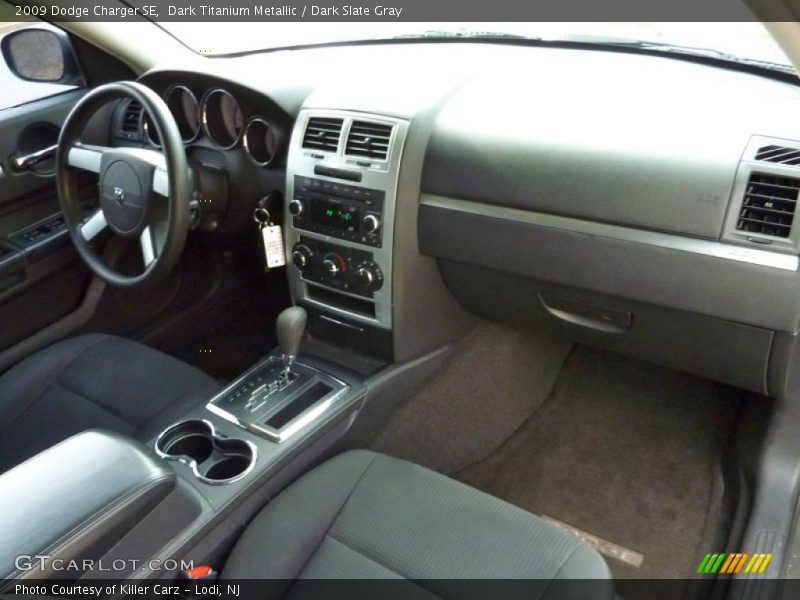 Dark Titanium Metallic / Dark Slate Gray 2009 Dodge Charger SE