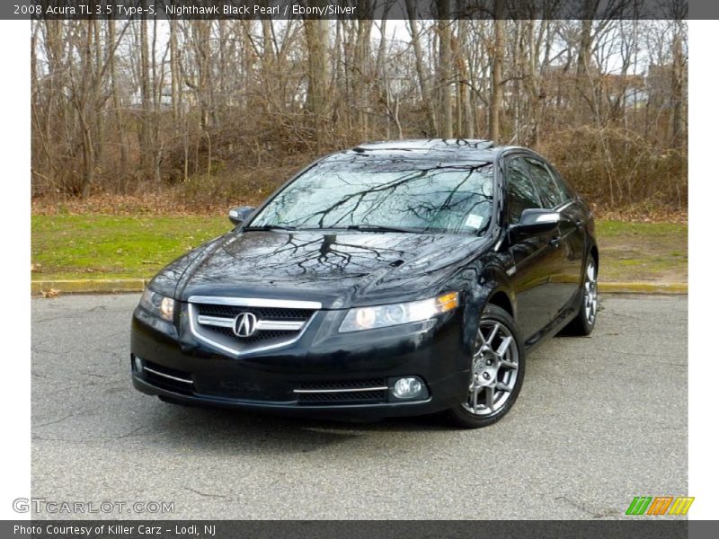 Nighthawk Black Pearl / Ebony/Silver 2008 Acura TL 3.5 Type-S