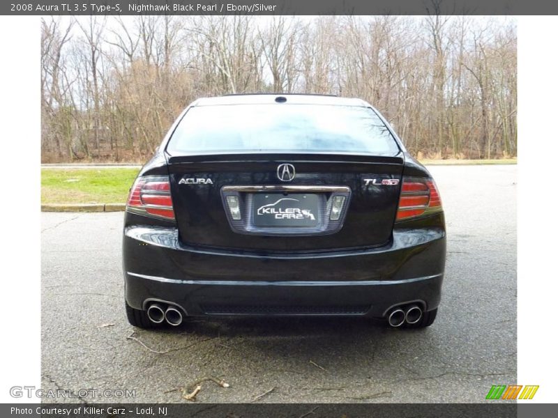 Nighthawk Black Pearl / Ebony/Silver 2008 Acura TL 3.5 Type-S