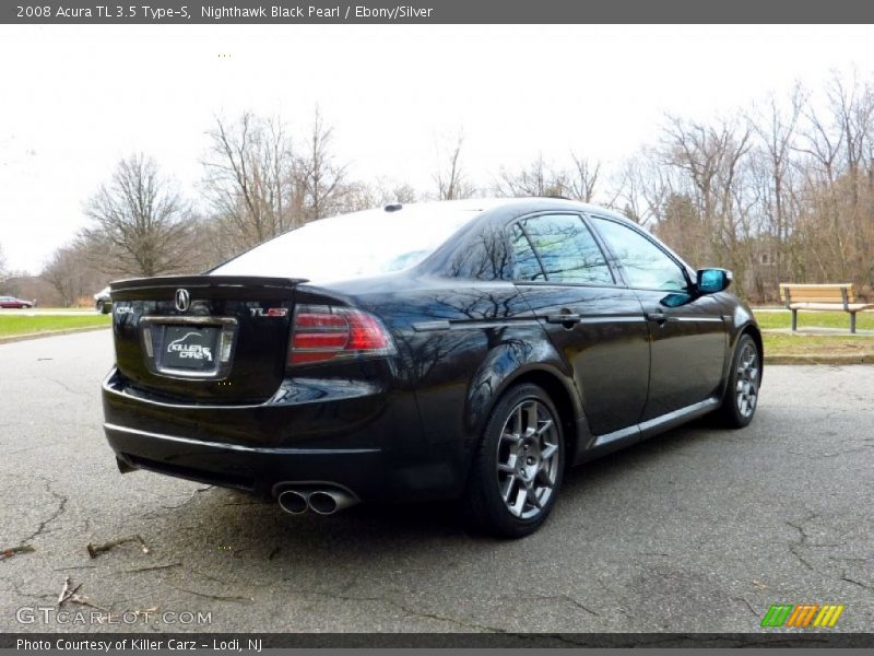 Nighthawk Black Pearl / Ebony/Silver 2008 Acura TL 3.5 Type-S