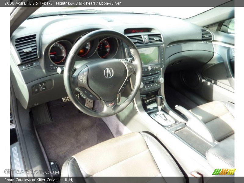 Nighthawk Black Pearl / Ebony/Silver 2008 Acura TL 3.5 Type-S