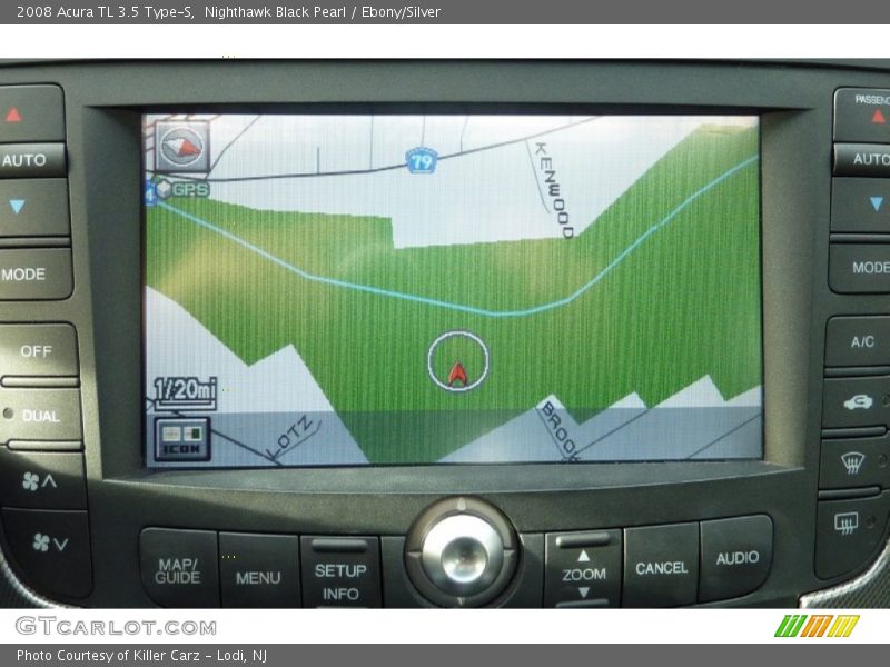 Navigation of 2008 TL 3.5 Type-S