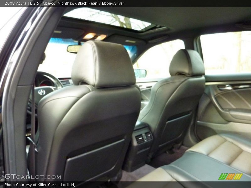 Nighthawk Black Pearl / Ebony/Silver 2008 Acura TL 3.5 Type-S
