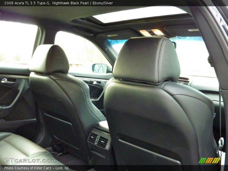 Nighthawk Black Pearl / Ebony/Silver 2008 Acura TL 3.5 Type-S