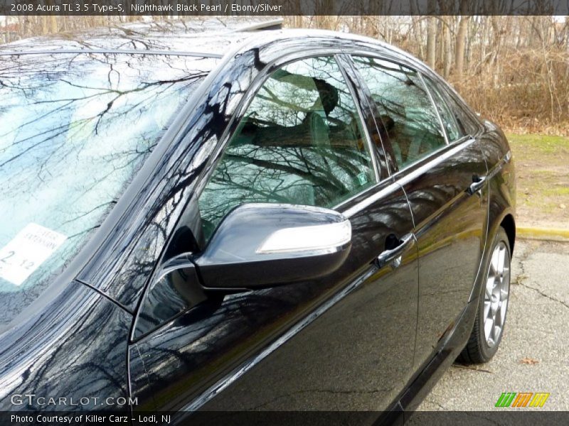 Nighthawk Black Pearl / Ebony/Silver 2008 Acura TL 3.5 Type-S