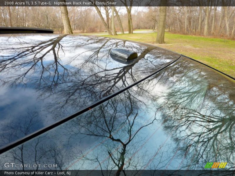 Nighthawk Black Pearl / Ebony/Silver 2008 Acura TL 3.5 Type-S