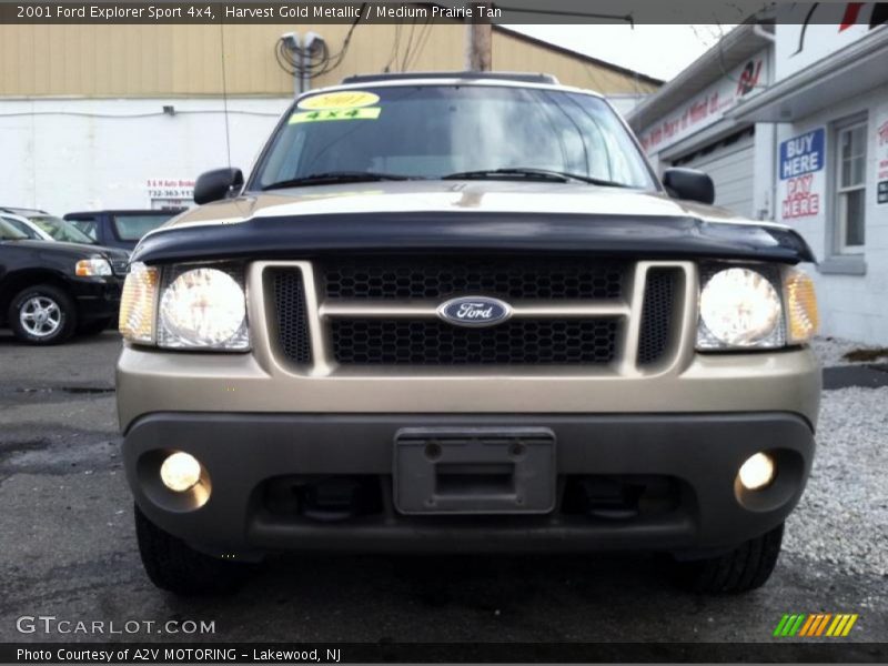 Harvest Gold Metallic / Medium Prairie Tan 2001 Ford Explorer Sport 4x4