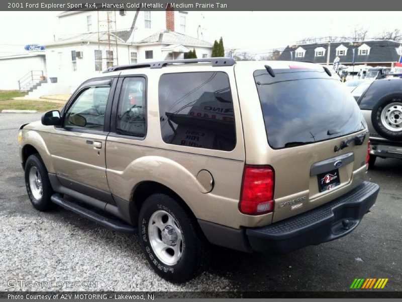 Harvest Gold Metallic / Medium Prairie Tan 2001 Ford Explorer Sport 4x4