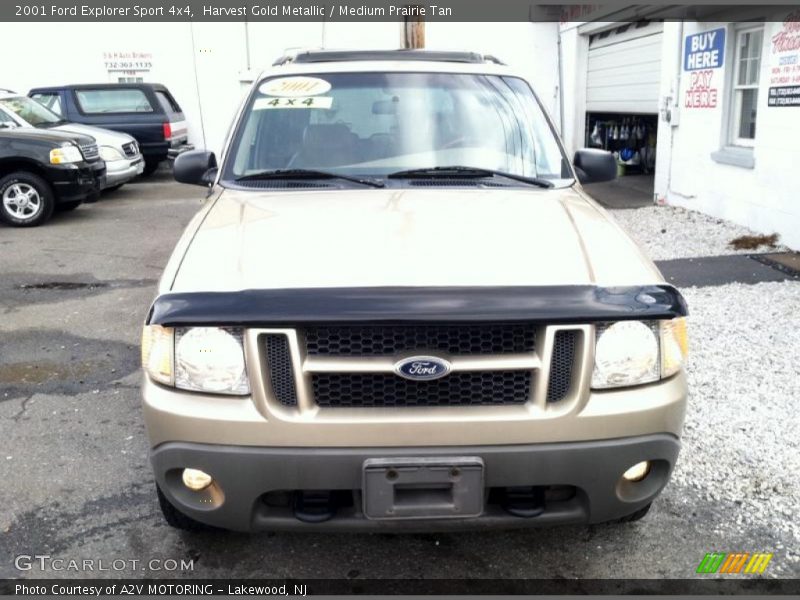 Harvest Gold Metallic / Medium Prairie Tan 2001 Ford Explorer Sport 4x4
