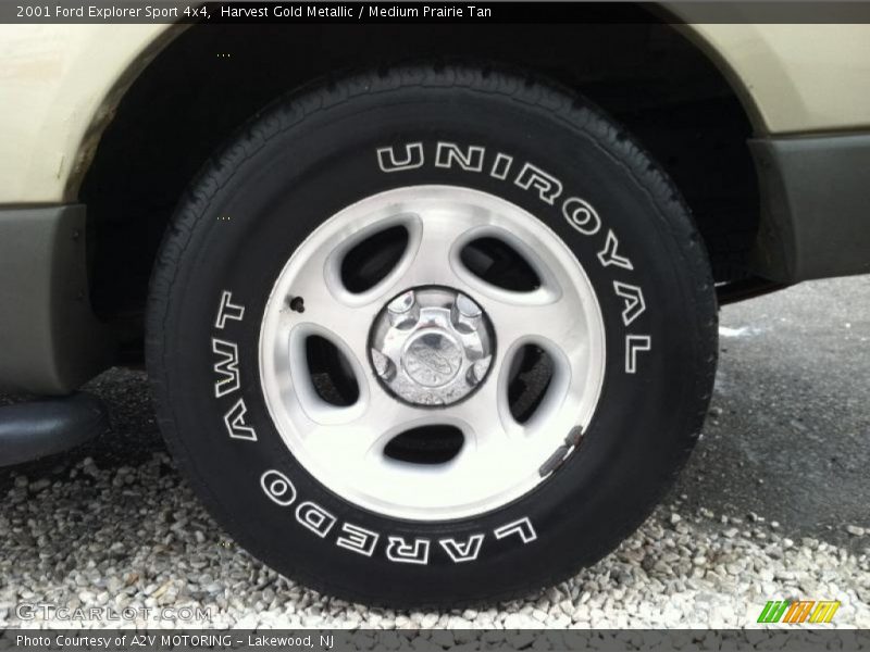 Harvest Gold Metallic / Medium Prairie Tan 2001 Ford Explorer Sport 4x4