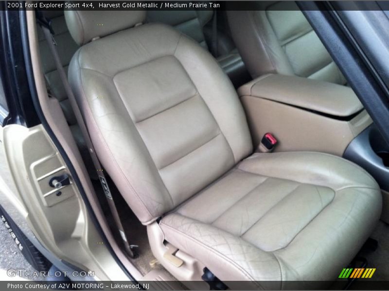 Harvest Gold Metallic / Medium Prairie Tan 2001 Ford Explorer Sport 4x4