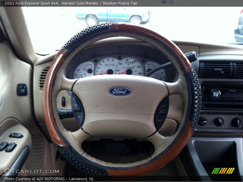 Harvest Gold Metallic / Medium Prairie Tan 2001 Ford Explorer Sport 4x4