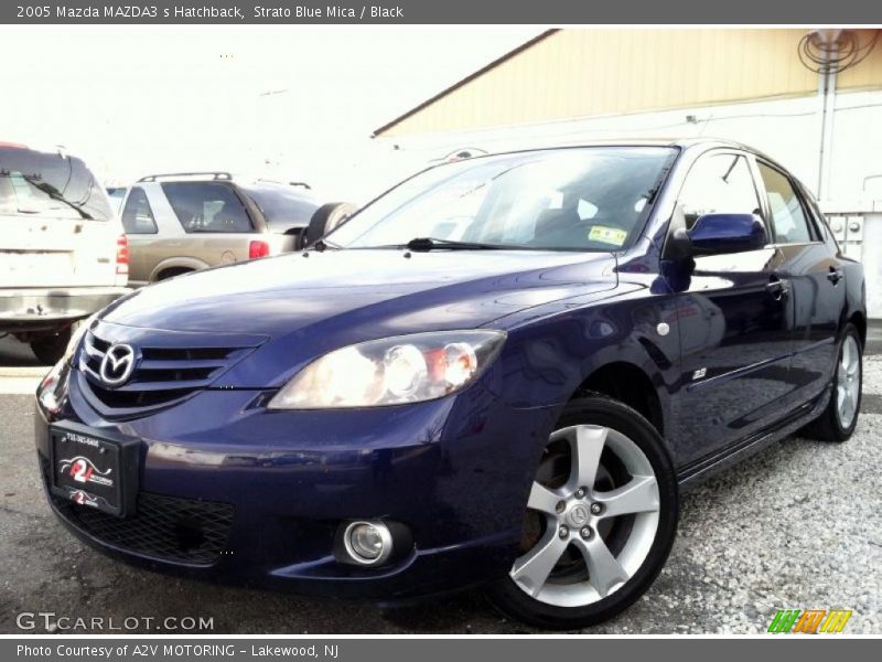 Strato Blue Mica / Black 2005 Mazda MAZDA3 s Hatchback