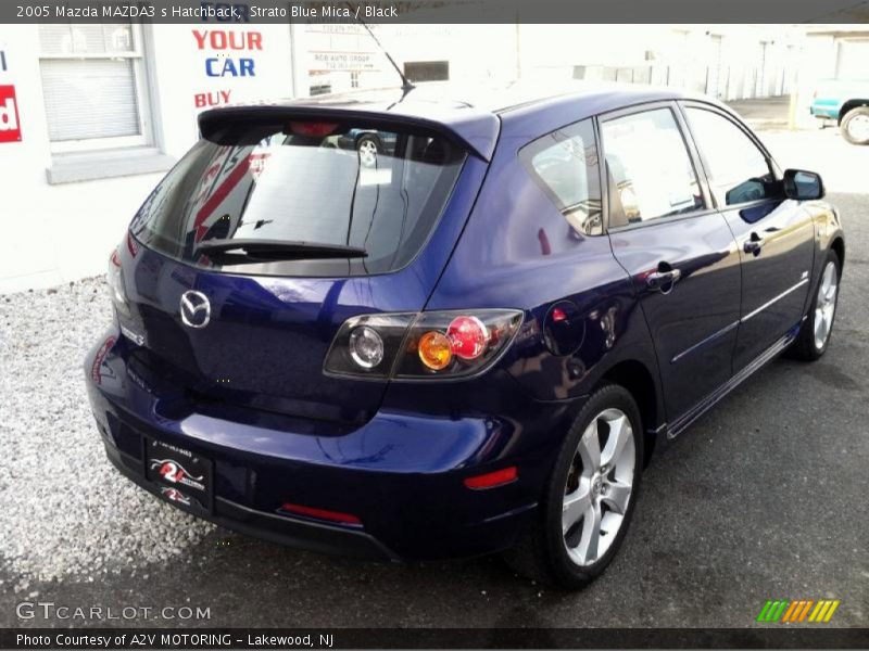 Strato Blue Mica / Black 2005 Mazda MAZDA3 s Hatchback