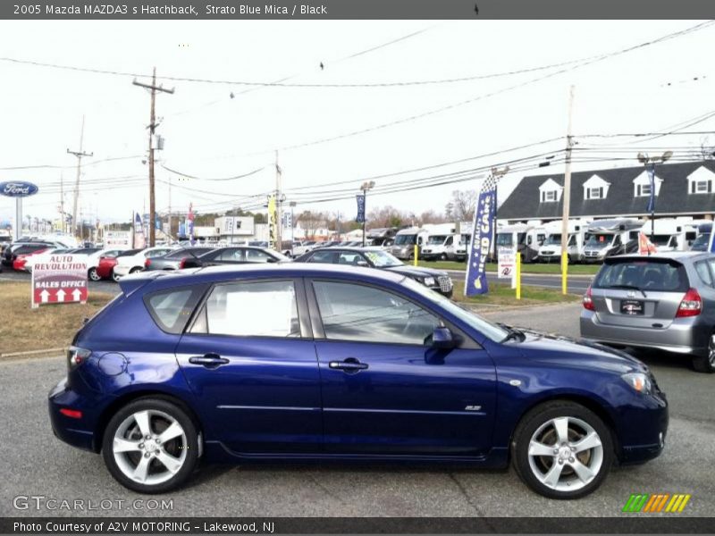 Strato Blue Mica / Black 2005 Mazda MAZDA3 s Hatchback
