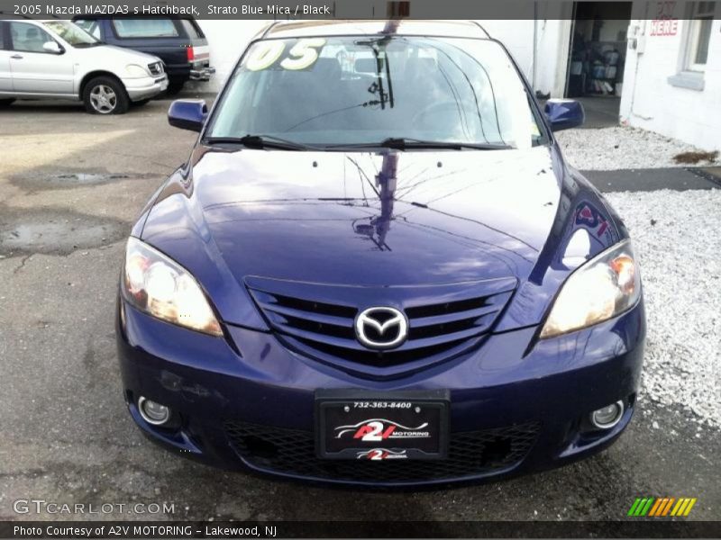 Strato Blue Mica / Black 2005 Mazda MAZDA3 s Hatchback