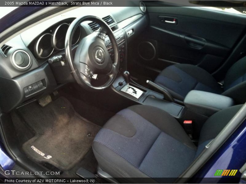 Strato Blue Mica / Black 2005 Mazda MAZDA3 s Hatchback