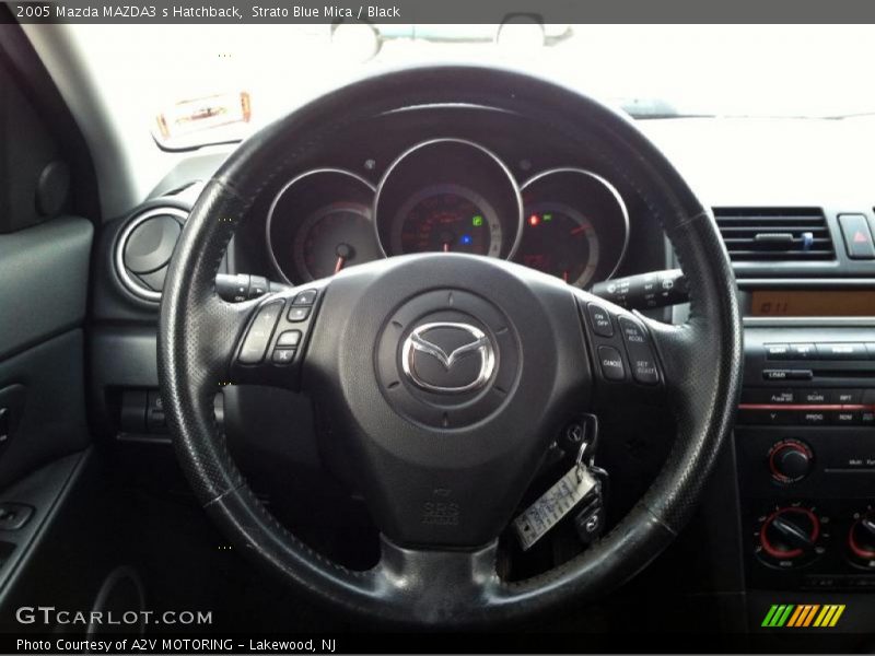 Strato Blue Mica / Black 2005 Mazda MAZDA3 s Hatchback